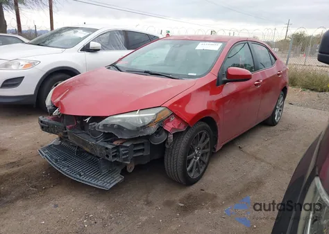 2017 Toyota Corolla Le z USA, uszkodzony, nr VIN 5YFBURHE1HP579907